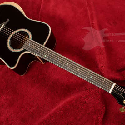 B.C. Rich Acoustic Cutaway 6 -String - Black - W/Matrix Infinity VT & Hardcase image 3