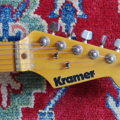 1981 Kramer USA Vanguard Strathead Flying Vee Trans Red San Dimas Charvel Vibe! image 5