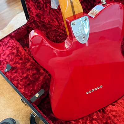 Fender American Vintage "Thin Skin" 1972 Telecaster Custom 2018 - Transparent Crimson Red with Lollar Pickups image 8