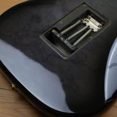 1980's Fender Japan STR-75 HSH Superstrat (Black/Grey Burst) image 11