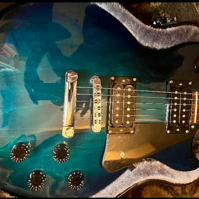 Epiphone Les Paul studio 2004 - Blue burst image 1