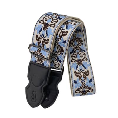 Shackles Embroidered Electric Guitar Strap - Adjustable Punk/Metal Style image 5