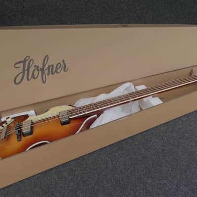 BRAND NEW Hofner HCT-500/1L SB VIOLIN BEATLE BASS A Hard To Find lefty Brown Sunburst image 1