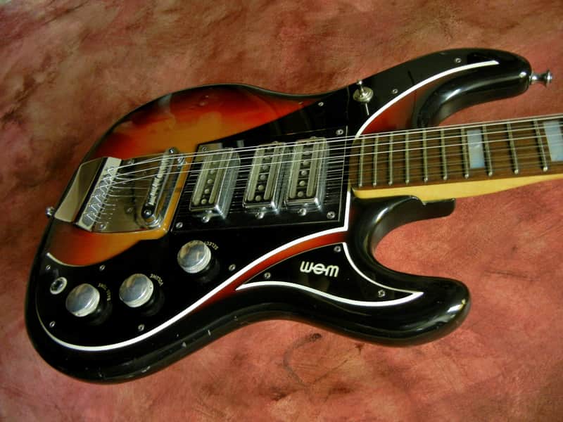 WEM Sapphire 12 string electric Watkins Wurlitzer Wilson image 1