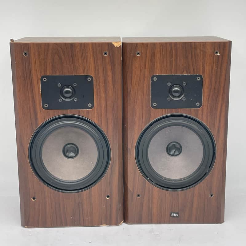 ADS L7E Audiophile Bookshelf Speakers VTG Woodgrain *TESTED WORKING image 1