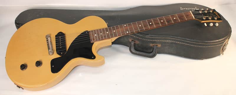 1958 Gibson Les Paul Jr TV Model • Single Cut • 1958 • Limed Mahogany • Completely Original image 1