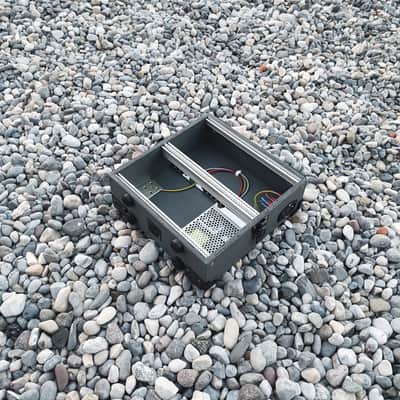 6U Eurorack Case Powered 52 or 60hp, portable, patched resealable, modular synthesizer image 1