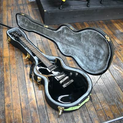 Dean Zelinsky Strettavita Private Label Electric Guitar 2013 Ebony w/Hard Case image 10