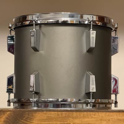 1980's Sonor Performer 12" Hi-tech Grey 10x12 rack Tom image 3