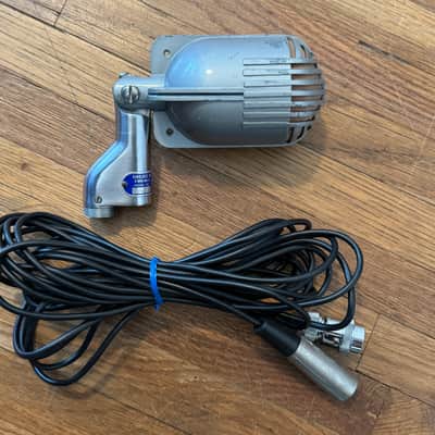 Vintage Shure 708A Dynamic Microphone + Cable Stratoliner "Zeppelin Mic” Working, Sounds Great! image 3