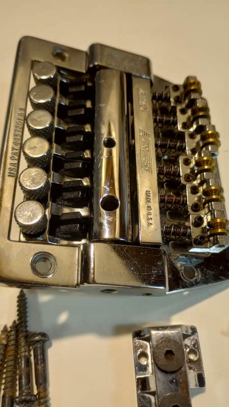 Vintage Kahler Flyer Tremelo Bridge and Locking Nut USA PAT 4457201 DS image 1