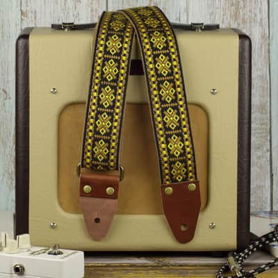 Pardo retro guitar strap model Pueblo, backing suede image 2