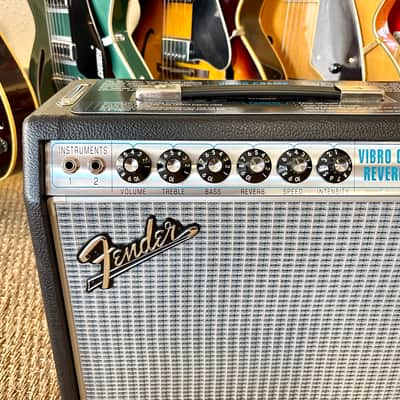 Fender '68 Custom Vibro Champ Reverb Silverface Reissue image 2