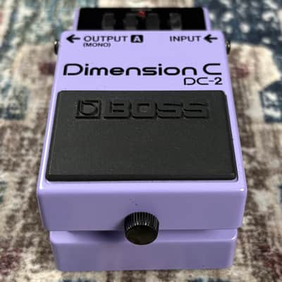 1980s Boss DC2 Dimension C Vintage Blue Label MIJ Made in Japan Spatial Modulation Guitar Effect Pedal W/ Original Box & Paperwork! image 4
