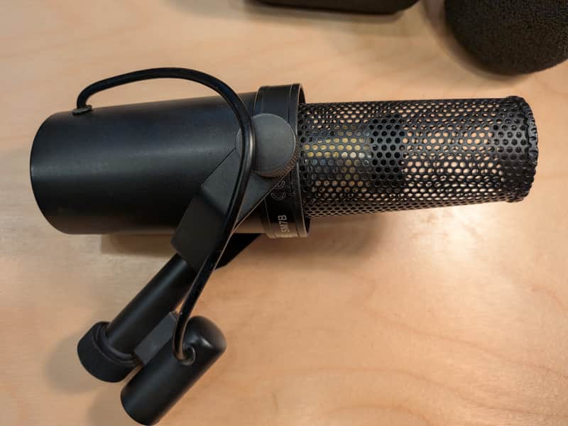 Shure SM7B Cardioid Dynamic Microphone 2001 - Present - Black image 1