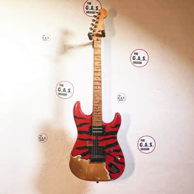 RARE 1984 Fender Japan “The Red Tiger” Medium Scale // Dimarzio Kramer ESP Charvel Satchel image 7