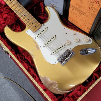 Fender Custom Shop '58 Stratocaster Heavy Relic 2018 - HLE Gold image 3