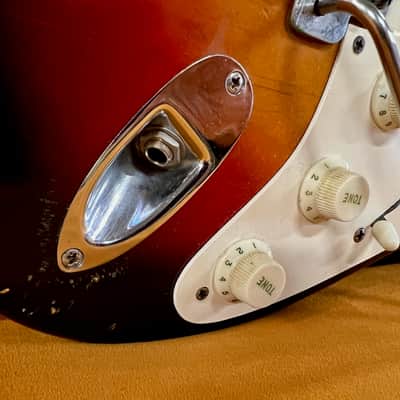 Fender Stratocaster with Old & Original Maple Neck 1959 - Sunburst Very Old Refin image 6