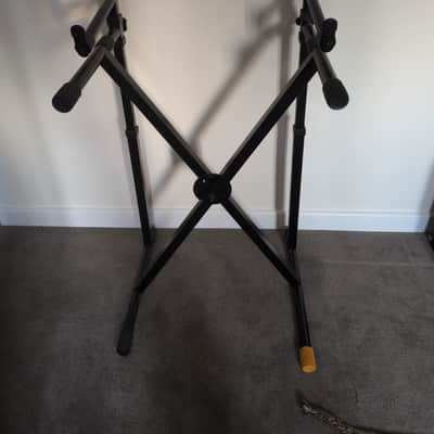 Hercules KS210B EZ-LOK Double Tier X-Style Keyboard Stand 2010s - Black image 2
