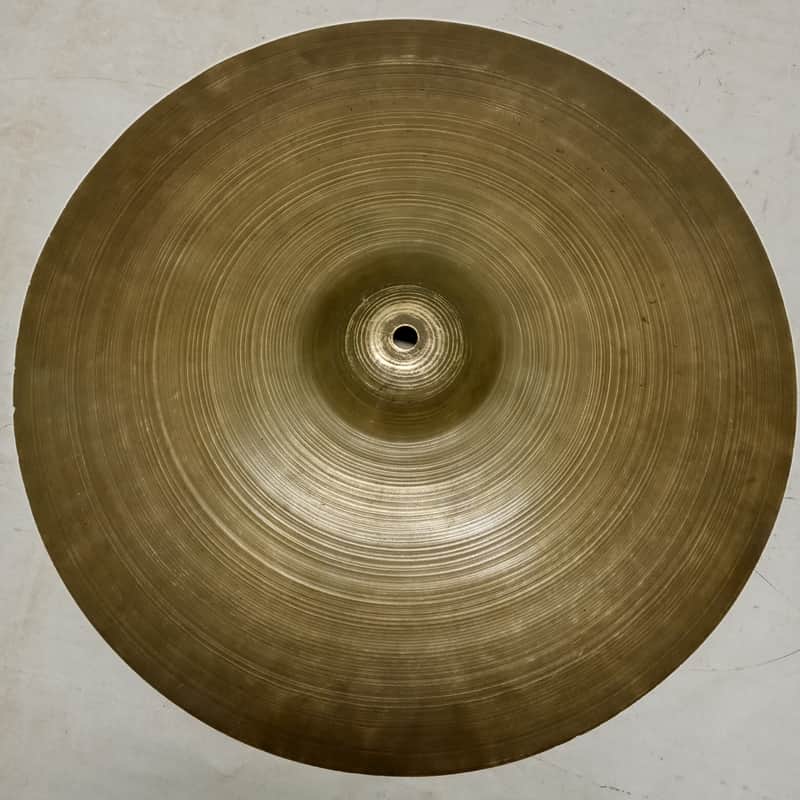 Zildjian 40s 16" Crash Cymbal Vintage B20 1555g Marching Crash Avedis A USA image 1