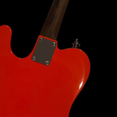 Billy Handy Junior’s GAS Station T Style Esquire Parstcaster - Fiesta Red - Solid Rosewood Neck - w/ GigBag image 10