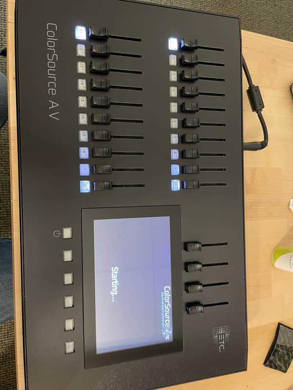 ETC 20-Fader ColorSource AV Console with Network, Audio, and Video image 1