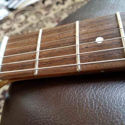 Hamer 2002 USA Hamer Artist Korina Semi-hollow Guitar Humbucker 2002 Natural image 12