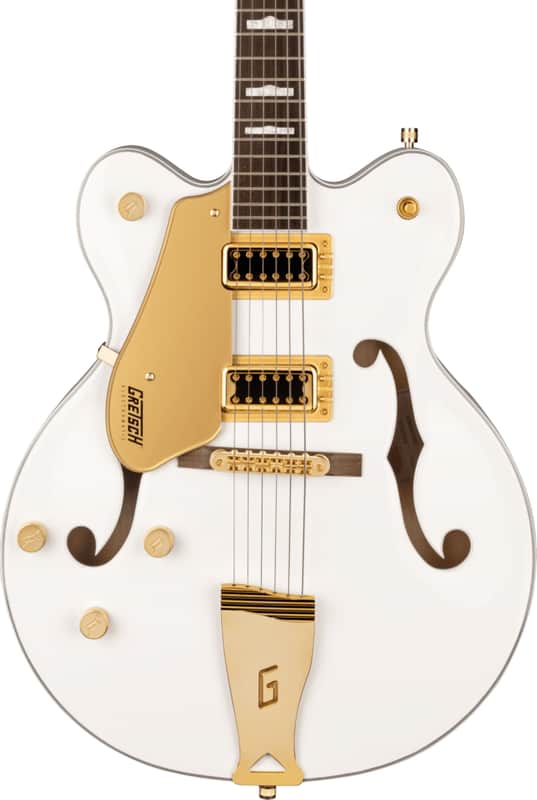 Gretsch G5422GLH Electromatic Classic Left-Handed Hollowbody Electric Guitar, Laurel Fingerboard, Snowcrest White image 1