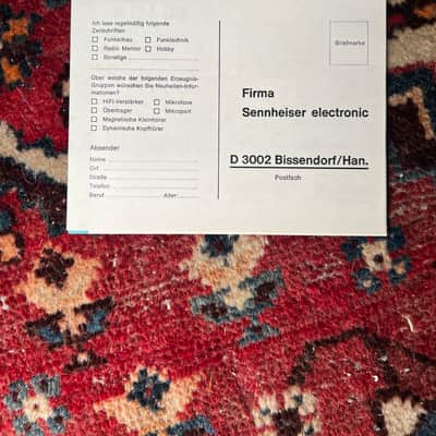 1971 Sennheiser MD 421 N – West Germany – Time Capsule, Complete w/ QC Sheet (15 FEB 1971) image 12