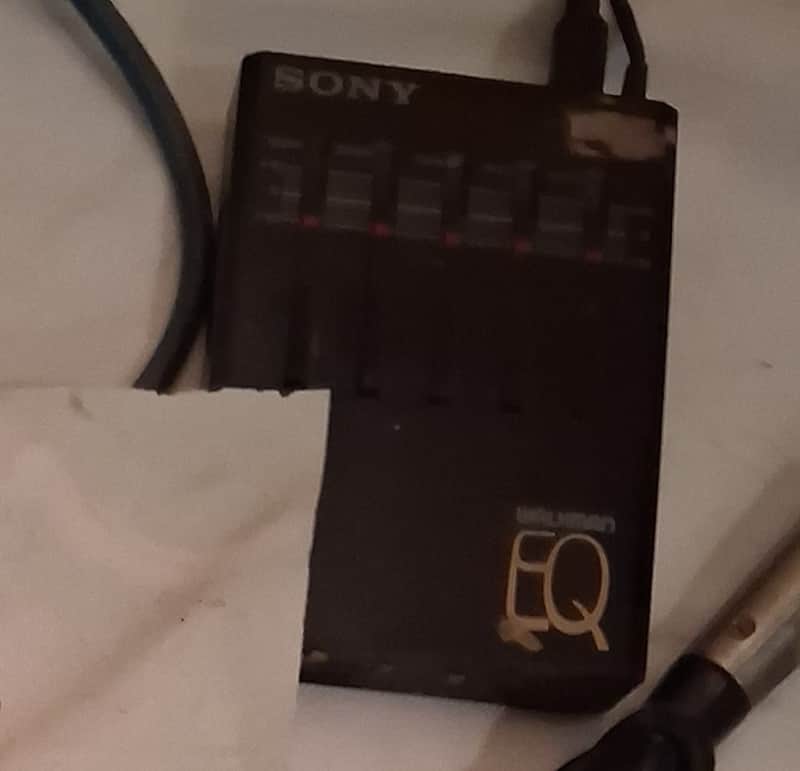 Sony Sony SEQ-50 Walkman EQ Stereo Graphic Equalizer 1984 ish  - Black image 1