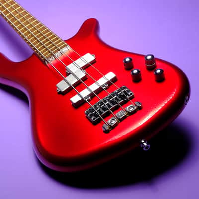 Warwick Masterbuilt Streamer Stage I 2023 - Solid Candy Red Metallic Highpolish image 6