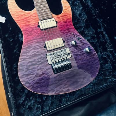 Suhr NAMM Piece Modern Carve Top Stunning Purple Gradient image 9