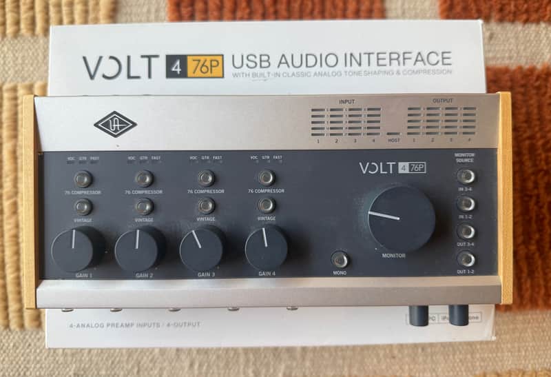 Universal Audio Volt 476P USB-C Audio Interface 2022 - Present - Tan / Gray image 1
