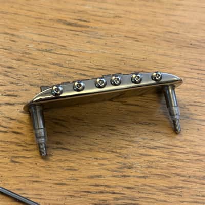Staytrem V2 Revised Wide Fender Bass VI Bridge 55mm Spacing 9.5" Radius Offset image 3