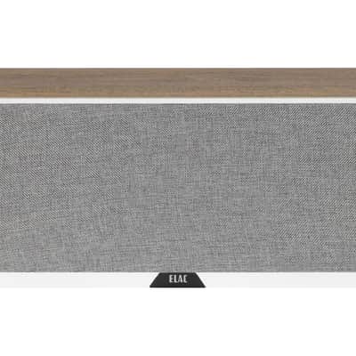 ELAC Debut Reference 5.25" Center Speaker, White Baffle, Oak Cabinet image 2