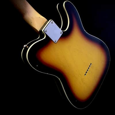 LEFTY! TL62 Vintage Custom Relic USA Double Bound Aged Sunburst Left Tele Guitar Kuwabara 7.7 lb HSC image 14