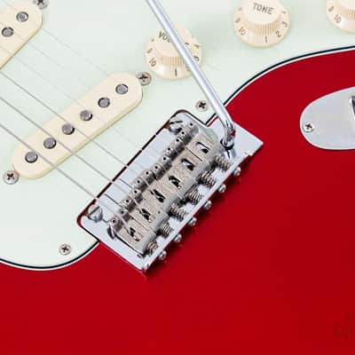 2020 Fender Hybrid ‘60s Stratocaster Candy Apple Red w/ American Vintage 57/62 & Hangtags, Japan MIJ image 8