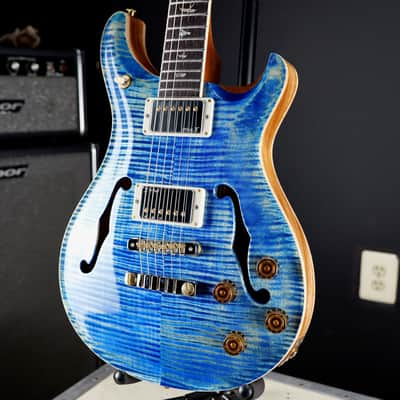 PRS McCarty 594 Hollowbody II 10 Top Faded Blue Jean image 3
