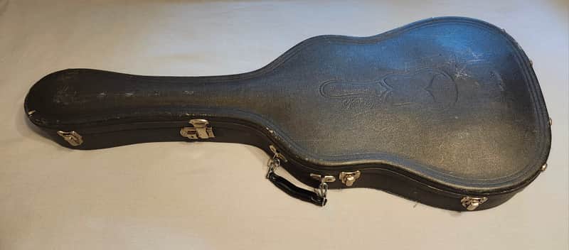 VTG/Antique *Archtop Classical Guitar Case* "Manalo" Spain; Japan? 1900-1970? - Black image 1