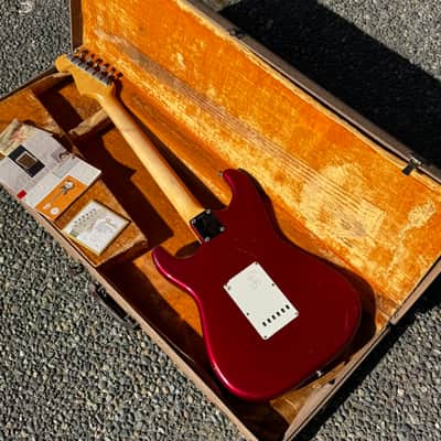 1960 Fender Stratocaster - Candy Apple Red image 4