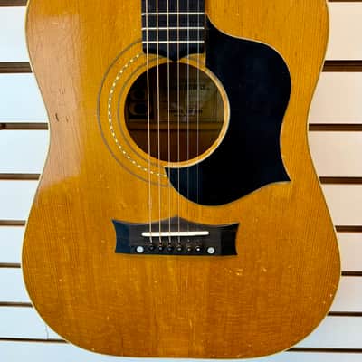 Grammer G-10 Acoustic 1969-70 Spruce Top Flame Maple Back & Sides with Case - Pre Owned image 5