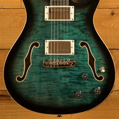 PRS SE Hollowbody II Piezo - Peacock Blue Burst image 10