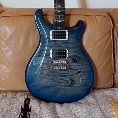 Rare Color! 6.98lbs 2018 PRS Custom 24 - Faded Gray Black Blue Burst image 19
