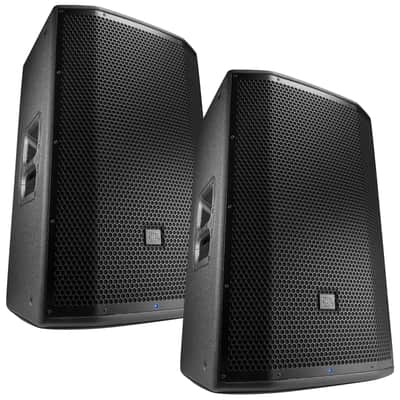 JBL PRX815 Powered Speakers with WiFi (15 Inch, 1500 Watts), Pair image 1
