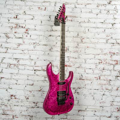 ESP Horizon-1 Electric Guitar, Pink Liquid Metal w/ Original Case x1212 (USED) image 4