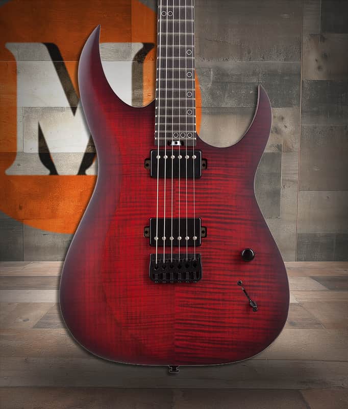 Schecter Sunset-6 Extreme - Scarlet Burst (2571) image 1