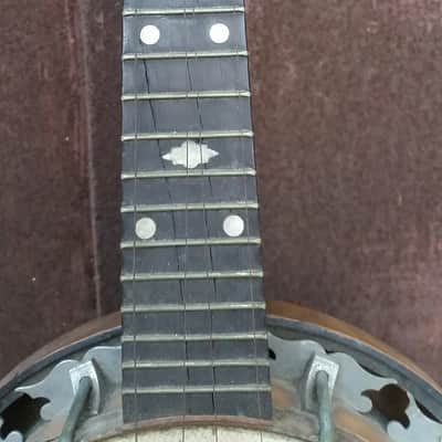 Vintage Banjo Banjolele Banjolin Tenor Banjo Ukelele N/a 1910-1940 Curly maple Natural image 9