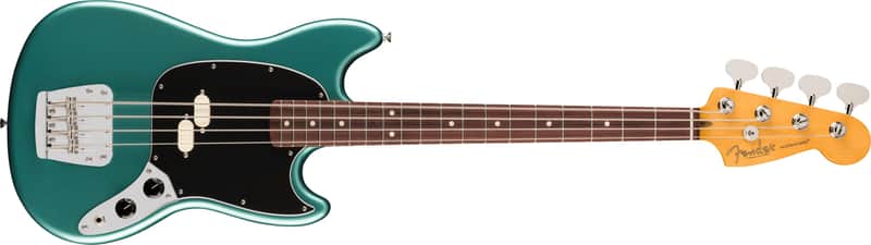FENDER - American Professional Classic Mustang Bass Rosewood Fingerboard Faded Sherwood Green Metallic - 0198650374 image 1