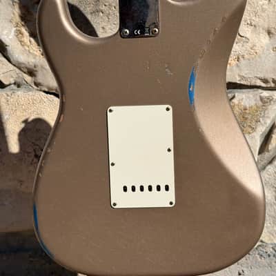 Fender Custom Shop 1965 Stratocaster Shoreline Gold over Lake Placid Blue 2022 - Shoreline Gold over Lake Placid Blue image 23