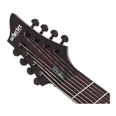 Schecter Omen Elite-8 8-String Multiscale Guitar - Black Cherry Burst image 4